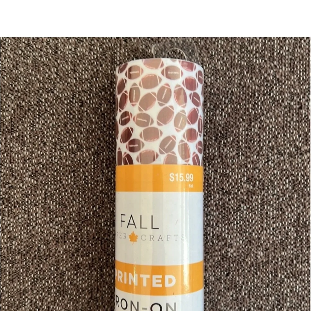 Hobby Lobby Cricut Die Cutter Iron On Lot of 4. Halloween Fall Football. NWT